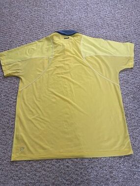 PUMA  Golf Men's Cool Max Jersey Polo Yellow XL Preowned